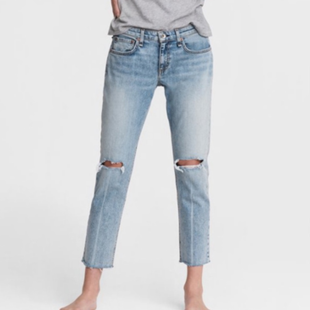 Rag & Bone Dre Low Rise Slim Boyfriend